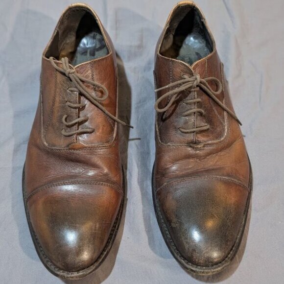 To Boot New York Adam Derrick Brown Leather Derby Shoes Men Size 9 - Picture 1 of 10
